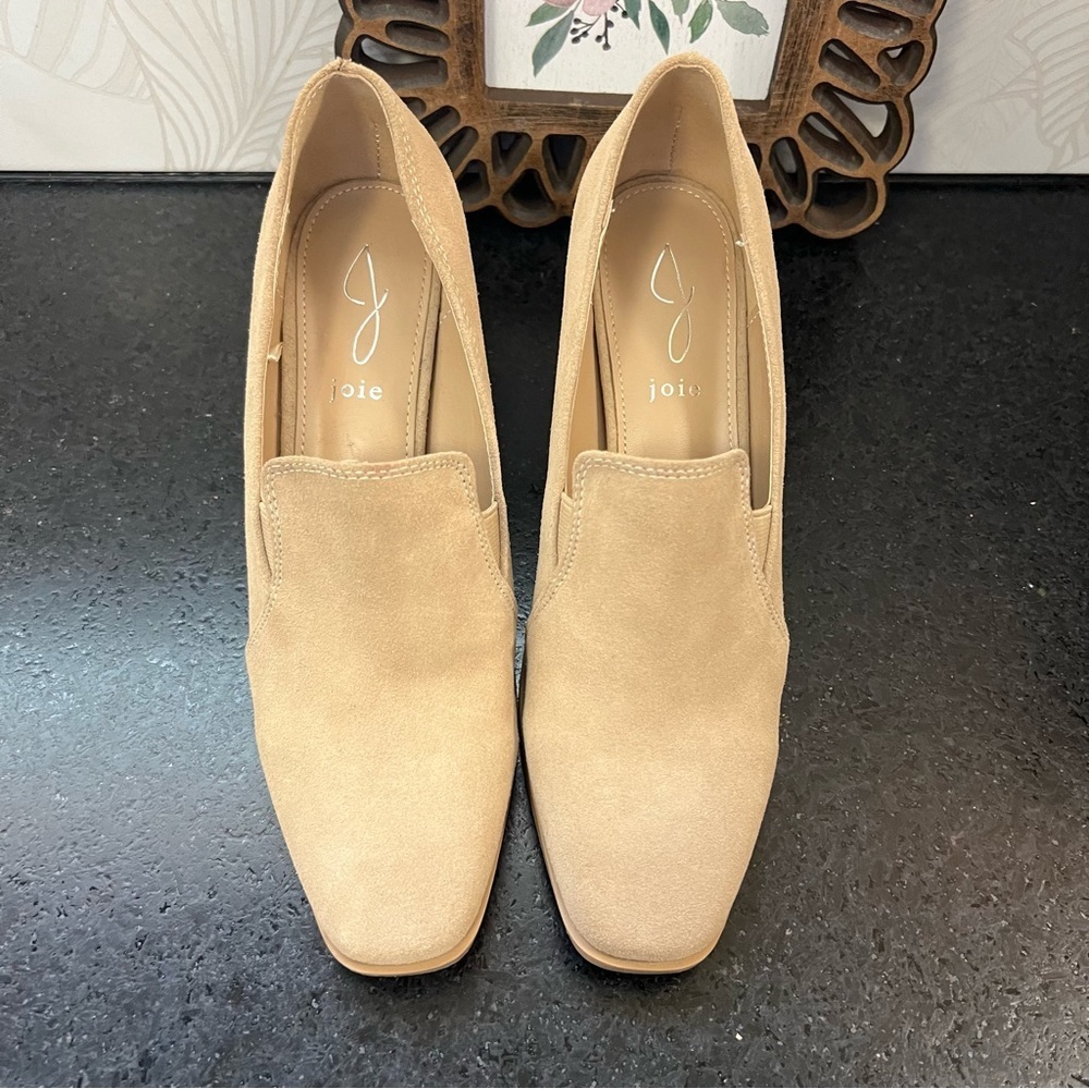 Joie Wavenly Suede Block Heel 8.5 - Picture 7 of 7
